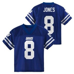 🔥 HOST PICK 🔥 NFL New York Giants Daniel Jones Short Sleeve Jersey Youth